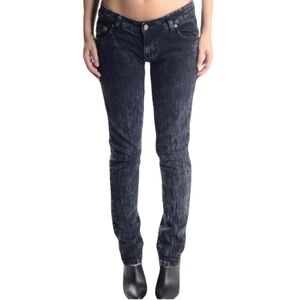 Furst Premium Black Stonewash Skinny Jeans, sz 26